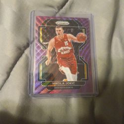2021-22 Panini Prizm - Purple Wave Prizm Nikola Jokic