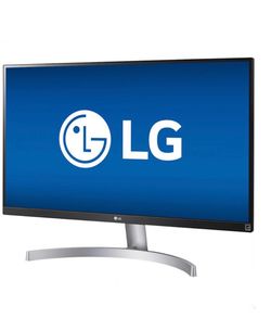 LG 4K UHD IPS Monitor & Curved Stand, #27UL600-W