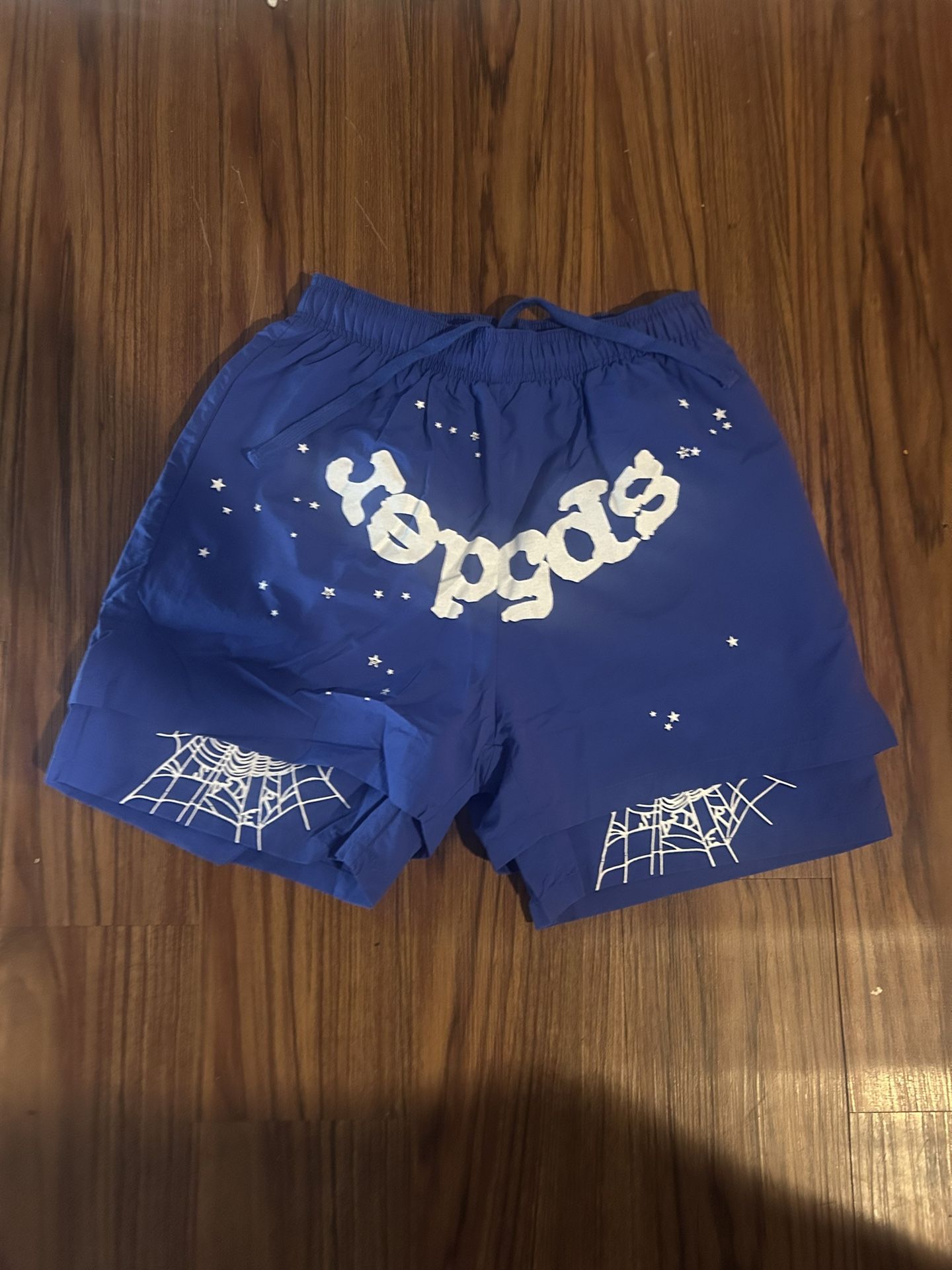 Sp5der OG Web Double layer shorts