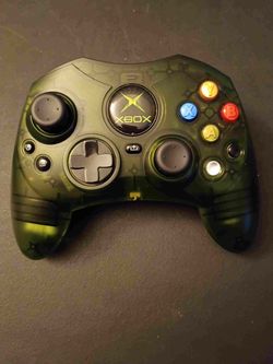 Green Xbox Controller + Matching Cable