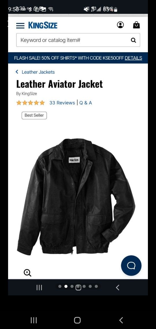 2xl King Size Geniune Leather Jacket 