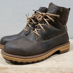 TIMBERLAND Pro Women's A1KIT Waterproof Work Boot (7.5) Brown/Tan 