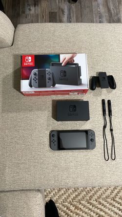 Nintendo Switch Gray Console with Box