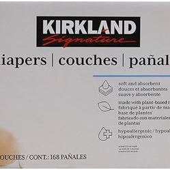 Kirkland Signature Diapers, Size 5 (168 Count)