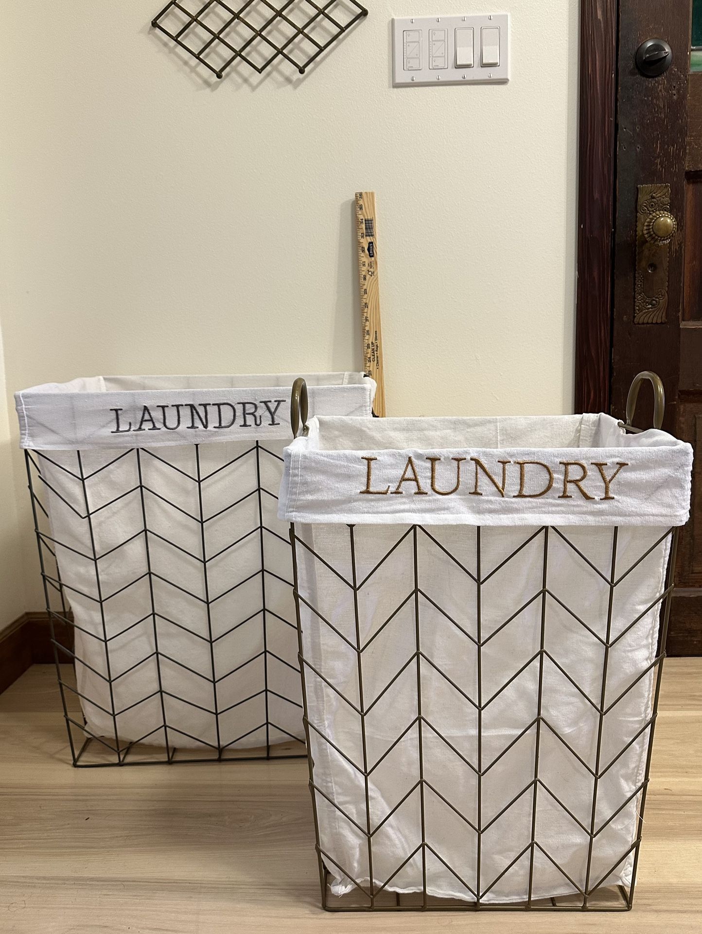 Metal Laundry Baskets, Hampers