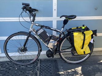 Electrified Kona Touring Bike