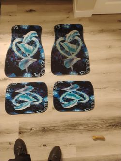 4-Piece Dolphin Automotive Floor Mats