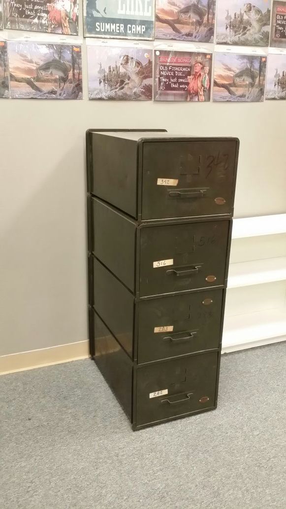 Military file drawers