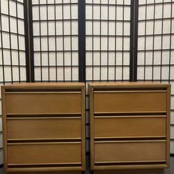 Pair Of Mid Century Nightstands 