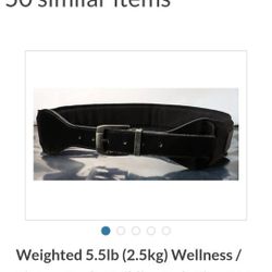 Weighted Wellness Belt
