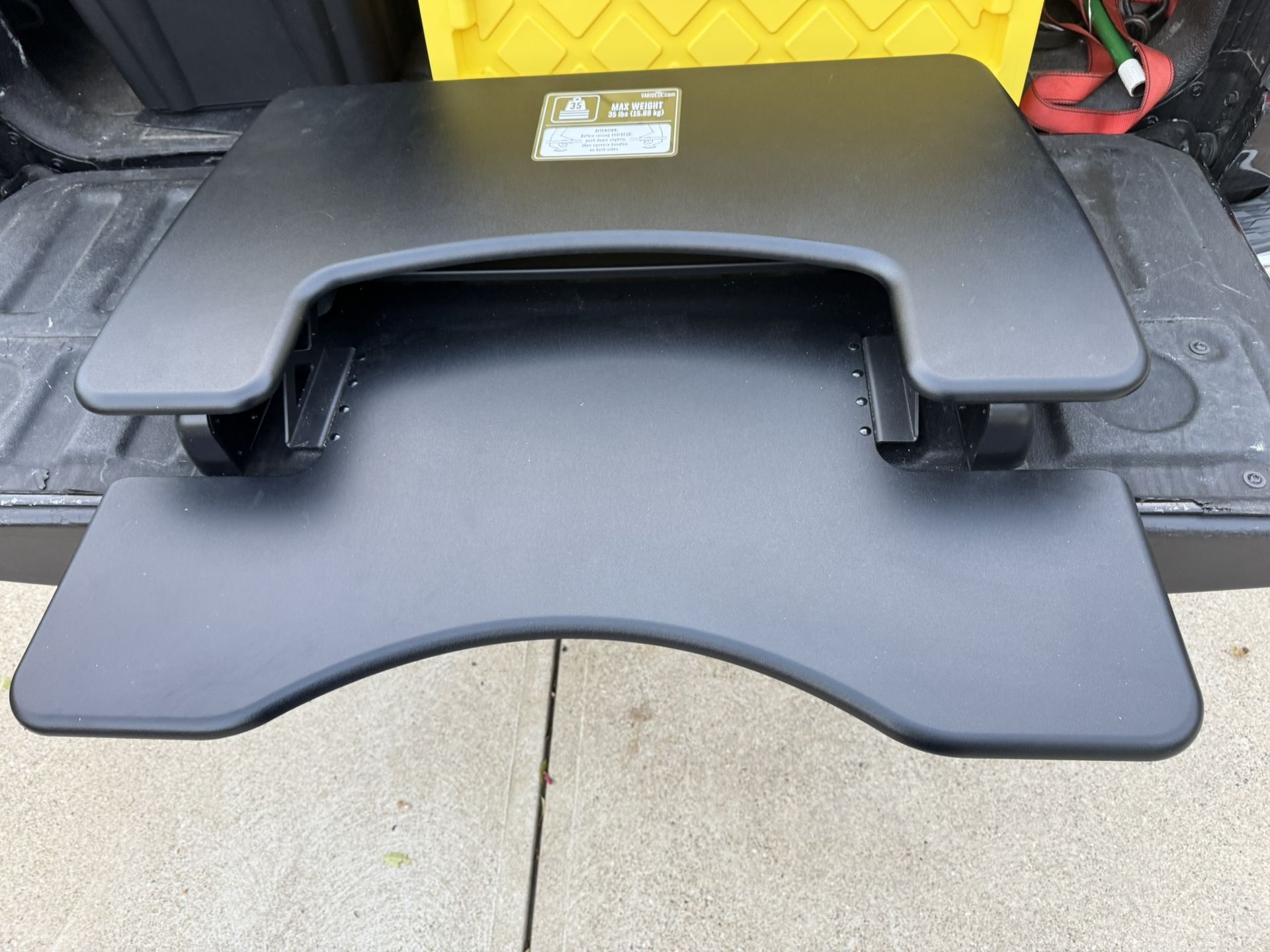 VariDesk Pro Plus 36 Dual-Monitor Sit Stand Adjustable Desk Model 49900 Black