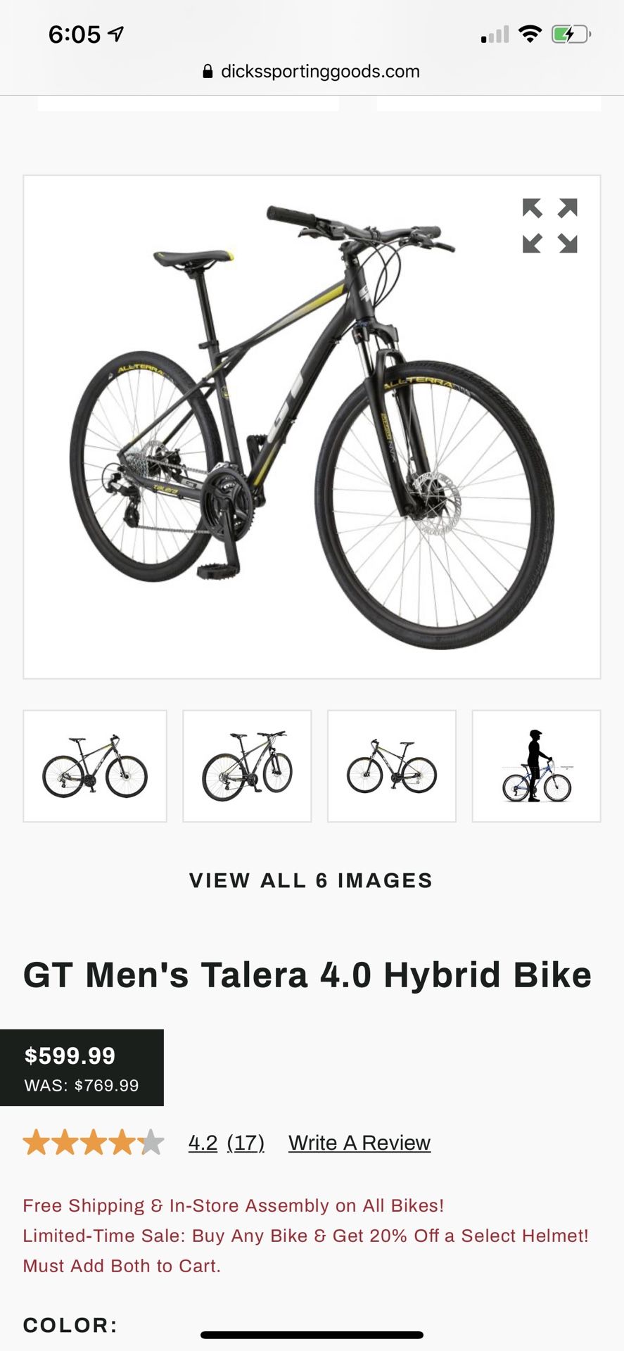 gt men's talera 4.0 hybrid bike review