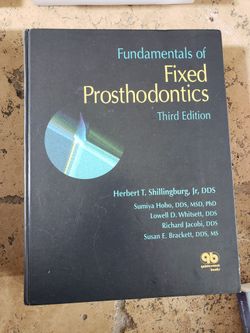 Fundamental Of Fixed Phosthontics 3dr Edition 