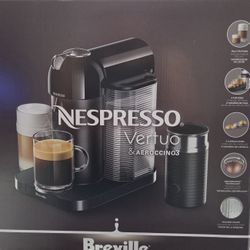Nespresso Vertuo Coffee and Espresso Maker by Breville, Chrome