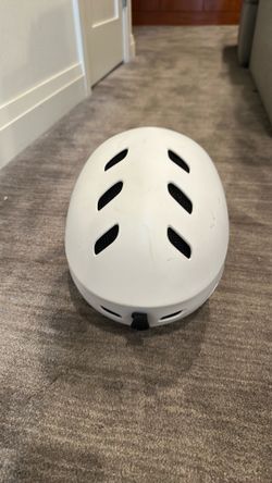 White Ski Helmet