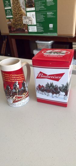 Budweiser beer mugs