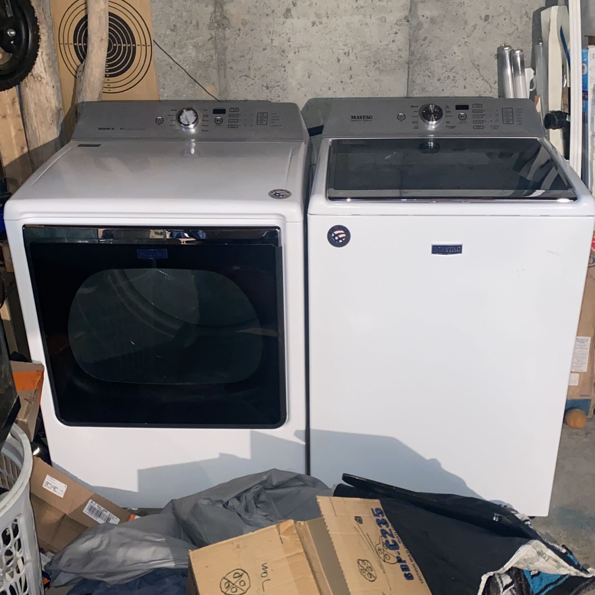 White Maytag Washer And Dryer