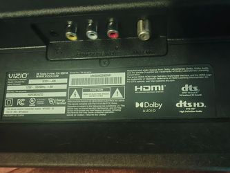 These are the numbers on the back of the tv