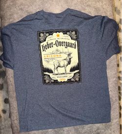 Gildan Heather Blue Arizona Elk Graphic Tee Heber Overgaard, Az 2X