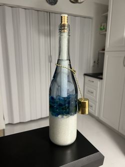 Wine Bottle Tiki Torch