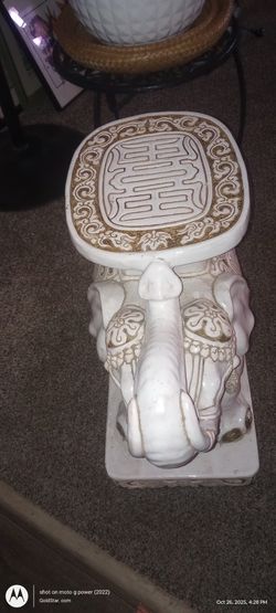 Vintage Amazing Chinese  Elephant Seat 