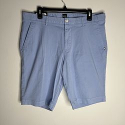 Hugo Boss Slice Shorts Slim Fit Mens Size EU 50 US 34R Blue NWT Golf Preppy