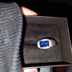 Men's Sapphire Ring