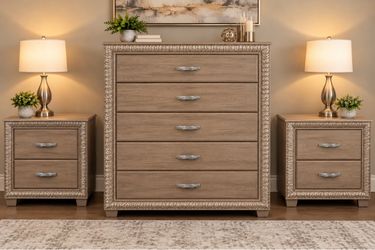 Luxury Ornate 3-Piece Dresser Set - Delivery Offered