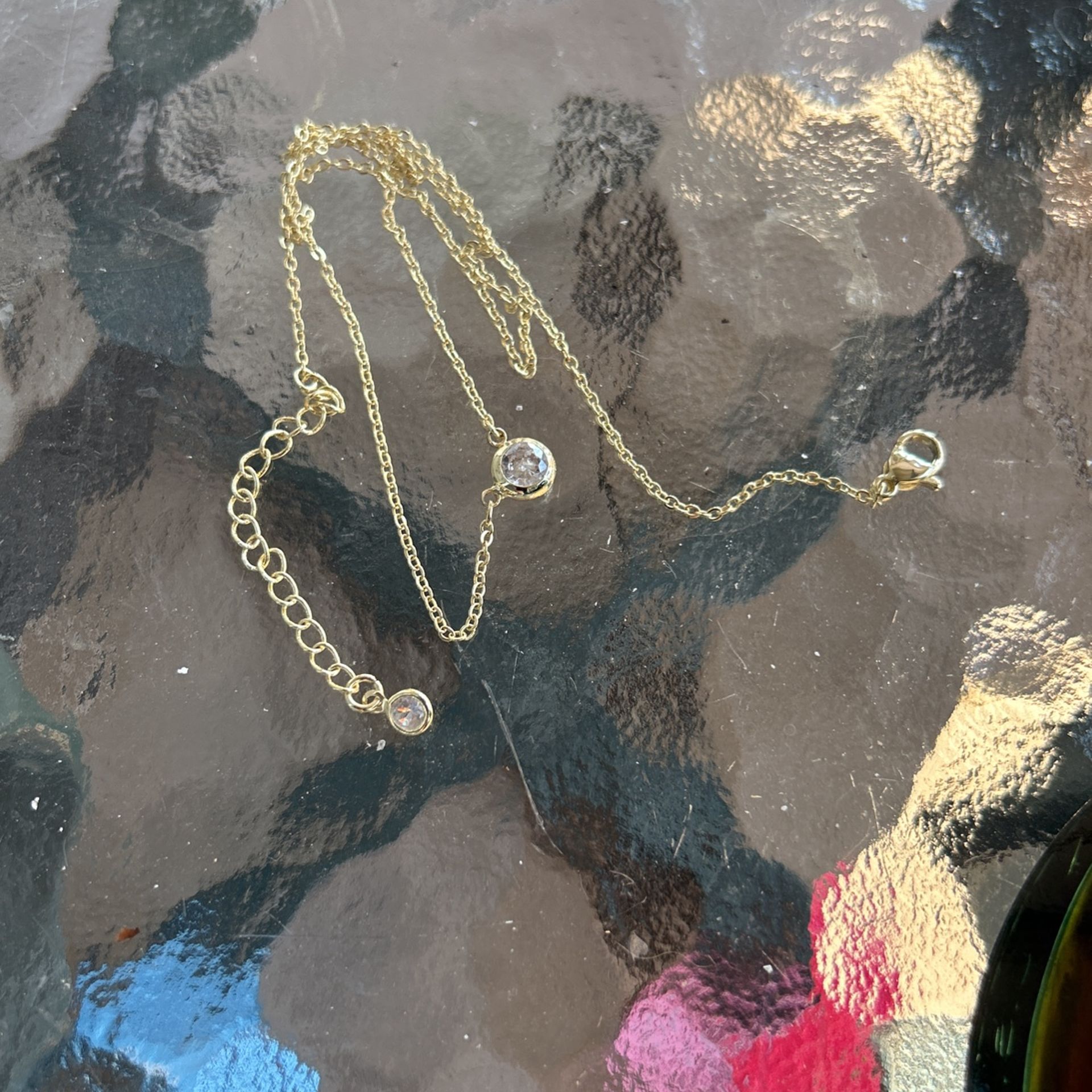 Crystal necklace $20.00