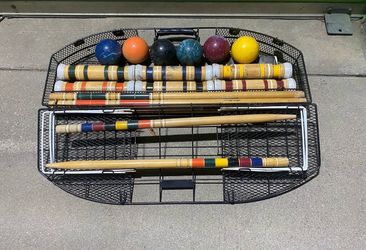 Complete Croquet Set with Carrier