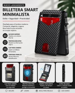 💳 Smart Minimalist Wallet with RFID Protection | Slim, Stylish & Secure