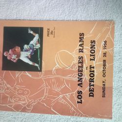 1956 LA Rams Program
