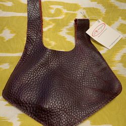 Leather Wrist Satchel