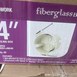 4 in. Dia 22-1/2 cu. in. New Work Nail on Round Outlet Box