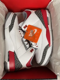 Nike Air Jordan 3 Retro Size 9 Fire Red