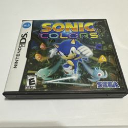 Nintendo DS Video Games Sonic Colors 2010 for sale