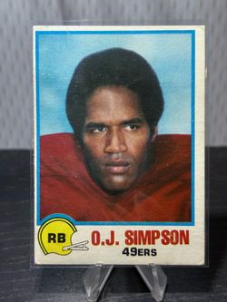 29b O.J. Simpson 1978 Topps Holsum