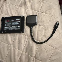 500 Gb SSD Portsble Mini With Adapters