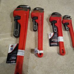 Ridgid Pipe Wrenches Brand New Never Been Used
