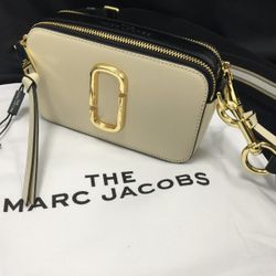 Marc Jacobs The Snapshot Crossbody Bag Cloud White Multi