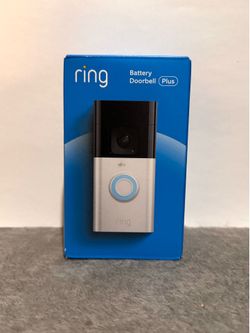 NEW Ring Battery Doorbell Plus WiFi Video Doorbell - Satin Nickel
