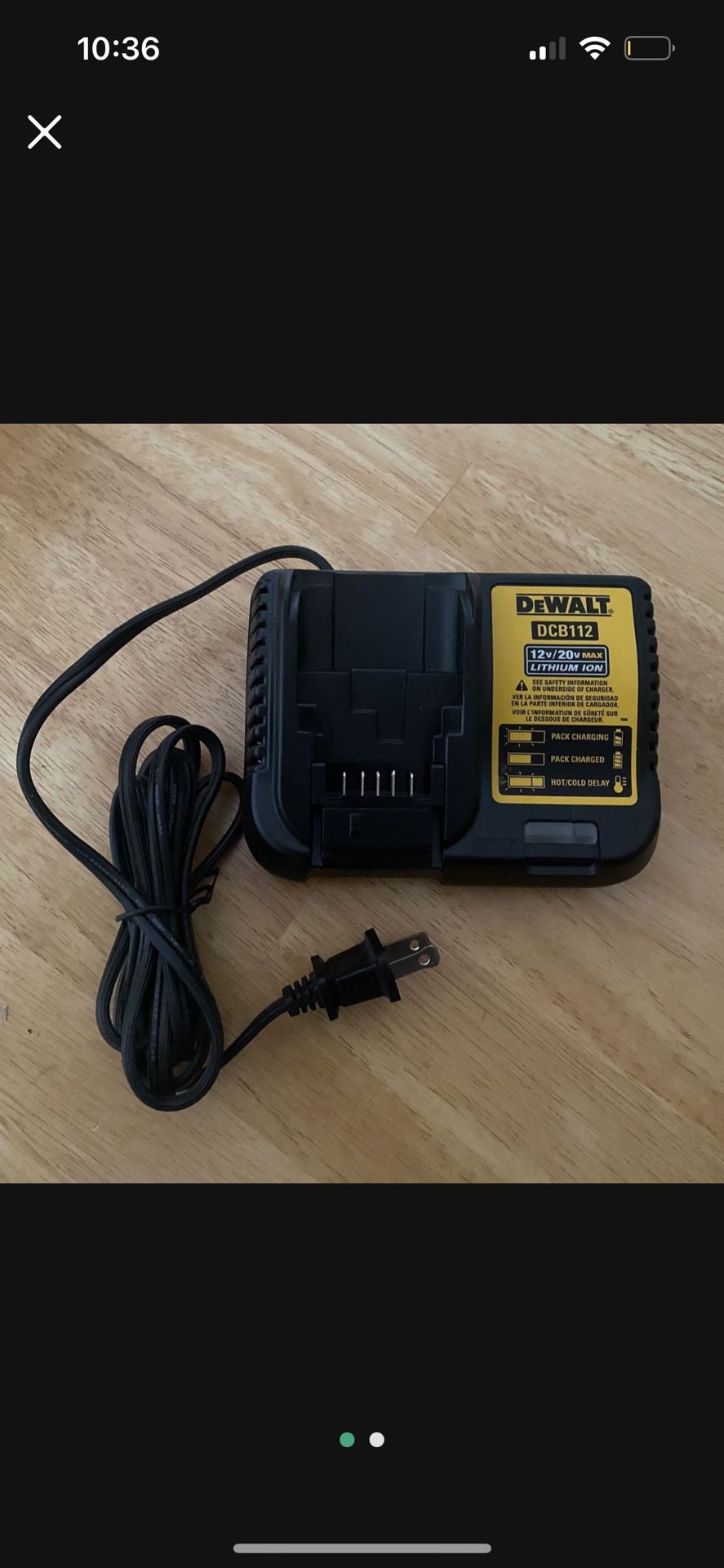 Dewalt 12V/20V Charger