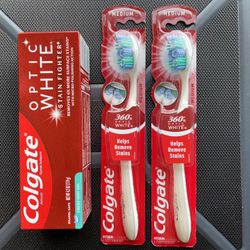 Colgate Toothpaste/Toothbrush Set