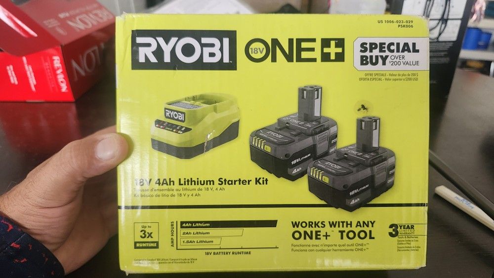 RYOBI 18V Starter Kit