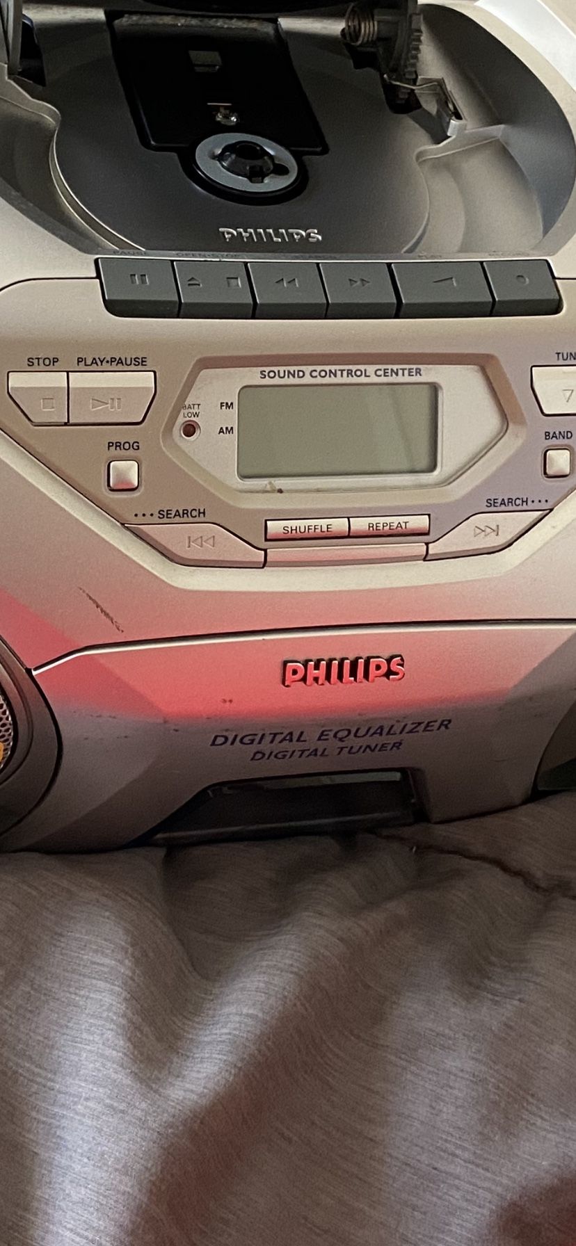Philips Cassette and CD Player