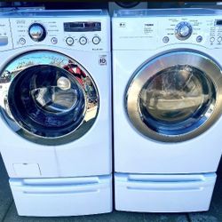 LG Washer And Electric Dryer 