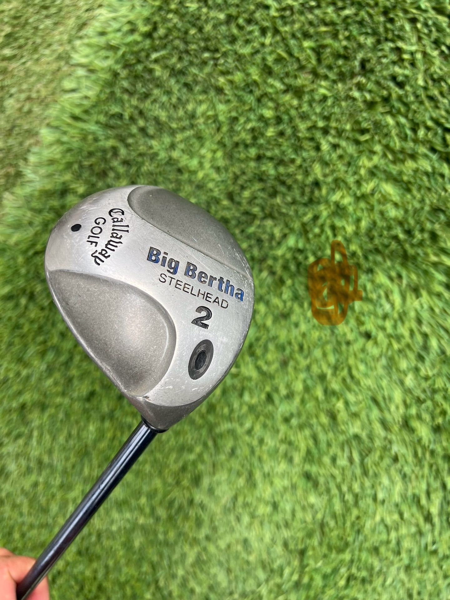CALLAWAY BIG BERTHA STEELHEAD PLUS DEGREE 2 FAIRWAY WOOD REGULAR $30  