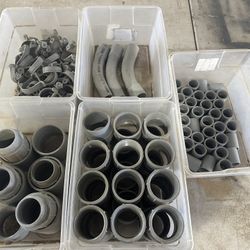 LOT** Plastic Conduit Couplings / Terminal Adapters