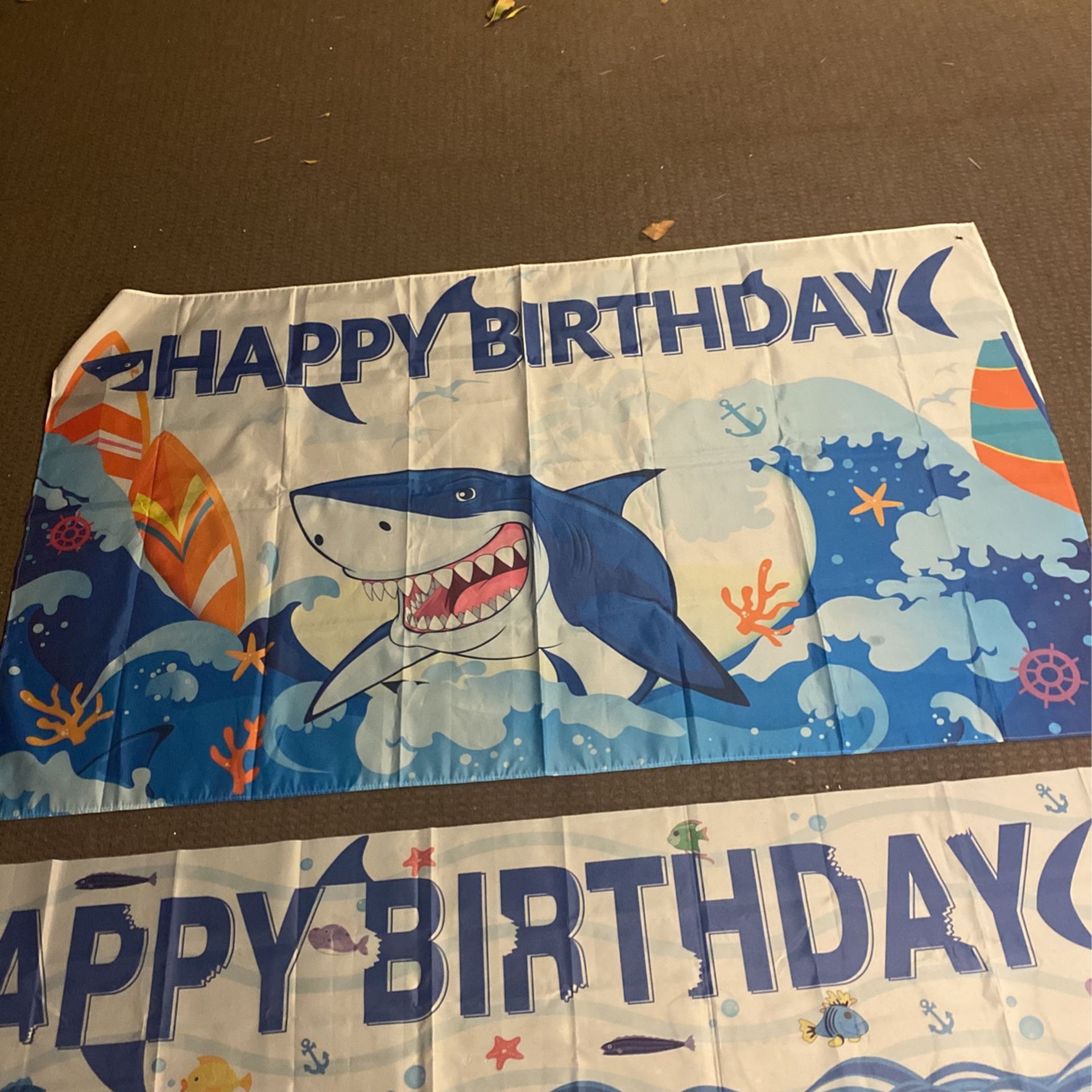 Shark Banners And Game