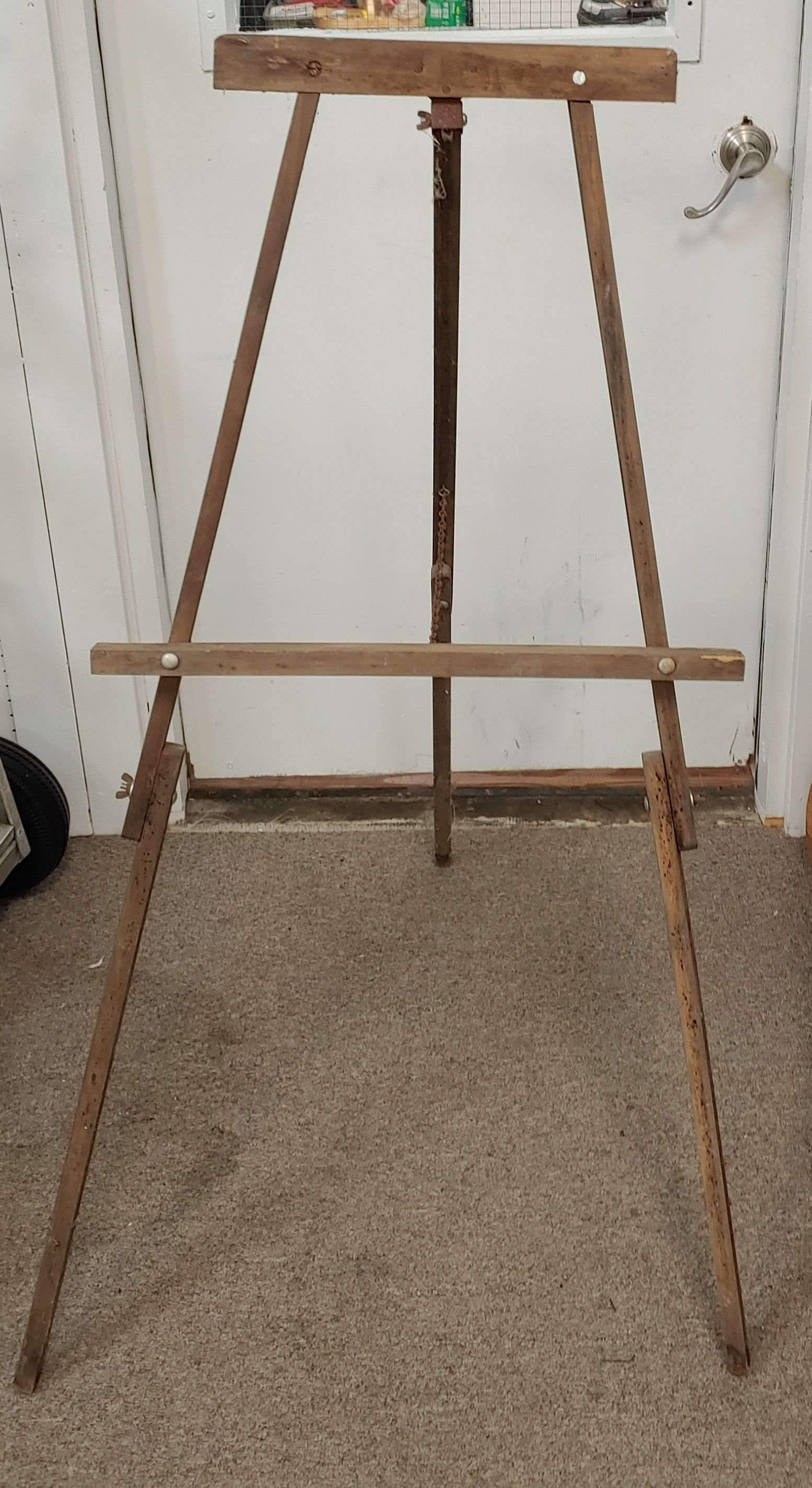 Antique Wooden Easel Firm Price
